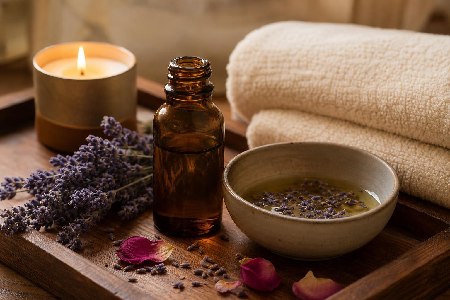 Relaxační aromaterapeutický masážní rituál